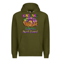Army Green mardi gras king cage calories don't count Premium Hoodie - BarkalooDesign