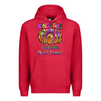 Cardinal mardi gras king cage calories don't count Premium Hoodie - BarkalooDesign
