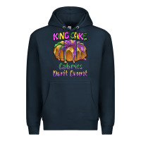 Navy mardi gras king cage calories don't count Premium Hoodie - BarkalooDesign
