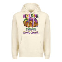 Sandshell mardi gras king cage calories don't count Premium Hoodie - BarkalooDesign