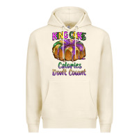 Tofu mardi gras king cage calories don't count Premium Hoodie - BarkalooDesign