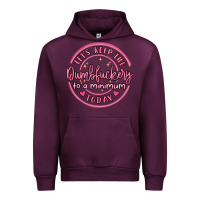 Mauve Wine dumbfuckery to minimum Urban Hoodie - MaliasSmallBusiness