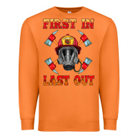 Carrot firefighter face mask with axes Premium Sweatshirt - HRA Design Shop