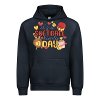 Navy it's a softball kinda day Urban Hoodie - MaliasSmallBusiness