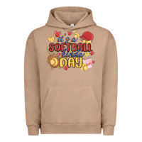 Pigment Burro it's a softball kinda day Urban Hoodie - MaliasSmallBusiness