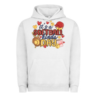 Pigment Lunar Rock it's a softball kinda day Urban Hoodie - MaliasSmallBusiness