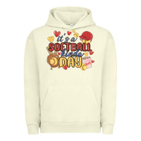 Pigment Pistachio it's a softball kinda day Urban Hoodie - MaliasSmallBusiness