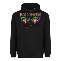 Black halloween girl Heavyweight Hoodie - CowhideDigitalArt