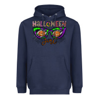 Navy halloween girl Heavyweight Hoodie - CowhideDigitalArt