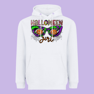 Halloween Girl Heavyweight Hoodie Designed By Cowhidedigitalart
