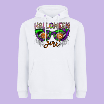Halloween Girl Heavyweight Hoodie Designed By Cowhidedigitalart