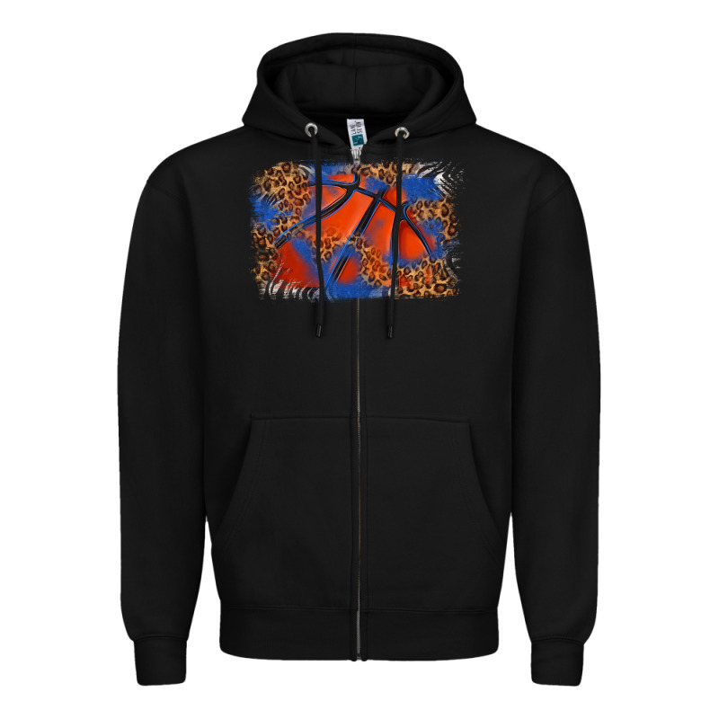 Basketball Background Zipper Hoodie by texasbilliewilder | Teevron