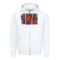 White basketball background Zipper Hoodie - texasbilliewilder