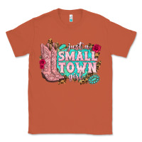 Copper just a small town girl cowgirl boots Classic Tee - texasbilliewilder