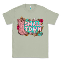 Matcha just a small town girl cowgirl boots Classic Tee - texasbilliewilder