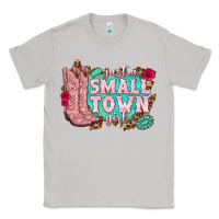 Moon Dust just a small town girl cowgirl boots Classic Tee - texasbilliewilder