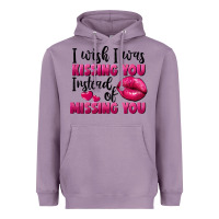 Lavender i wish i was kissing you instead of missing you Heavyweight Hoodie - FaDigitalArtStudio
