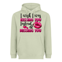 Matcha i wish i was kissing you instead of missing you Heavyweight Hoodie - FaDigitalArtStudio