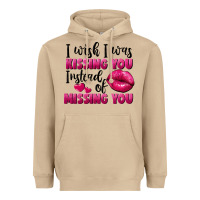 Mushroom i wish i was kissing you instead of missing you Heavyweight Hoodie - FaDigitalArtStudio