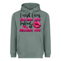 Sage i wish i was kissing you instead of missing you Heavyweight Hoodie - FaDigitalArtStudio