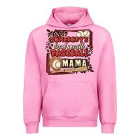 Fuchsia Pink somebody's loud mouth baseball mama Urban Hoodie - MaliasSmallBusiness