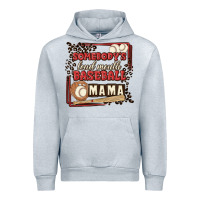 Heather Grey somebody's loud mouth baseball mama Urban Hoodie - MaliasSmallBusiness