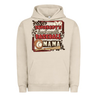 Pigment French Oak somebody's loud mouth baseball mama Urban Hoodie - MaliasSmallBusiness