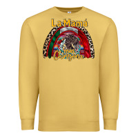 Antique Gold la mama mas chingona Premium Sweatshirt - RacoonDesign