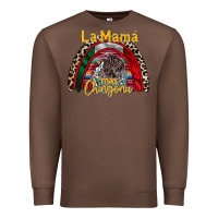 Chestnut la mama mas chingona Premium Sweatshirt - RacoonDesign