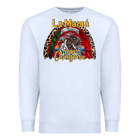 White la mama mas chingona Premium Sweatshirt - RacoonDesign