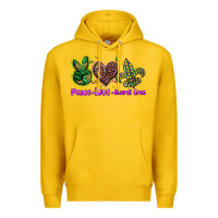 Lemon peace love mardi gras Premium Hoodie - BarkalooDesign