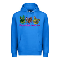 True Royal peace love mardi gras Premium Hoodie - BarkalooDesign