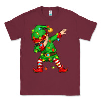 Burgundy dabbing elf Classic Tee - Zillion Design Studio