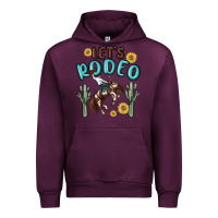 Mauve Wine let's rodeo Urban Hoodie - MaliasSmallBusiness