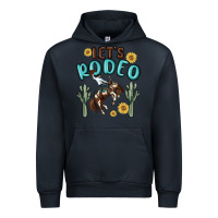 Navy let's rodeo Urban Hoodie - MaliasSmallBusiness