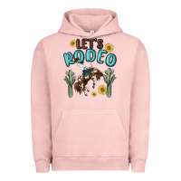 Pigment Salmon let's rodeo Urban Hoodie - MaliasSmallBusiness