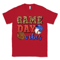 Red game day vibes Classic Tee - BundleAndBundleShop