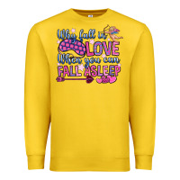 Lemon why fall in love when you can fall asleep Premium Sweatshirt - OliviaCreatesArt