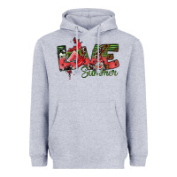 Heather Grey love summer Heavyweight Hoodie - SublimationCraftShop