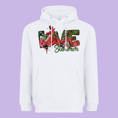 Love Summer Heavyweight Hoodie Designed By Sublimationcraftshop