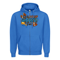 True Royal little sister biggest fan football Zipper Hoodie - Zillion Design Studio