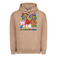 Pigment Burro take me out to the ballgame  autism baseball Urban Hoodie - MaliasSmallBusiness