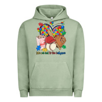 Pigment Oil Green take me out to the ballgame  autism baseball Urban Hoodie - MaliasSmallBusiness