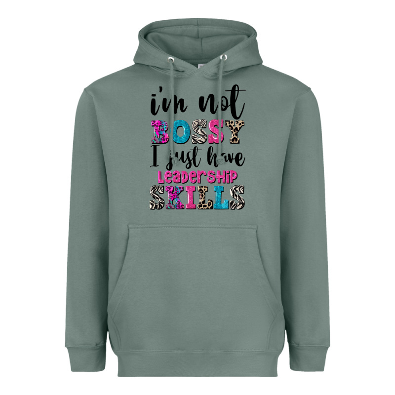 ı'm Not Bossy ı Just Have Leadership Skills Heavyweight Hoodie by FaDigitalArtStudio | Teevron
