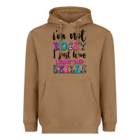 Toasted Coconut ı'm not bossy ı just have leadership skills Heavyweight Hoodie - FaDigitalArtStudio