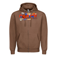 Chestnut basketball coach Zipper Hoodie - texasbilliewilder
