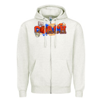 Oatmeal Heather basketball coach Zipper Hoodie - texasbilliewilder