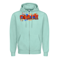 Seafoam basketball coach Zipper Hoodie - texasbilliewilder