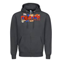 Smoke basketball coach Zipper Hoodie - texasbilliewilder