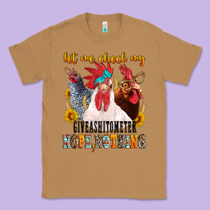 Let Me Check My Giveashitometer Classic Tee Designed By Texasbilliewilder